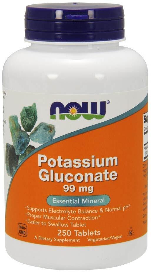 Kalium – Potassium Gluconate, 99mg - 250 Tabletten