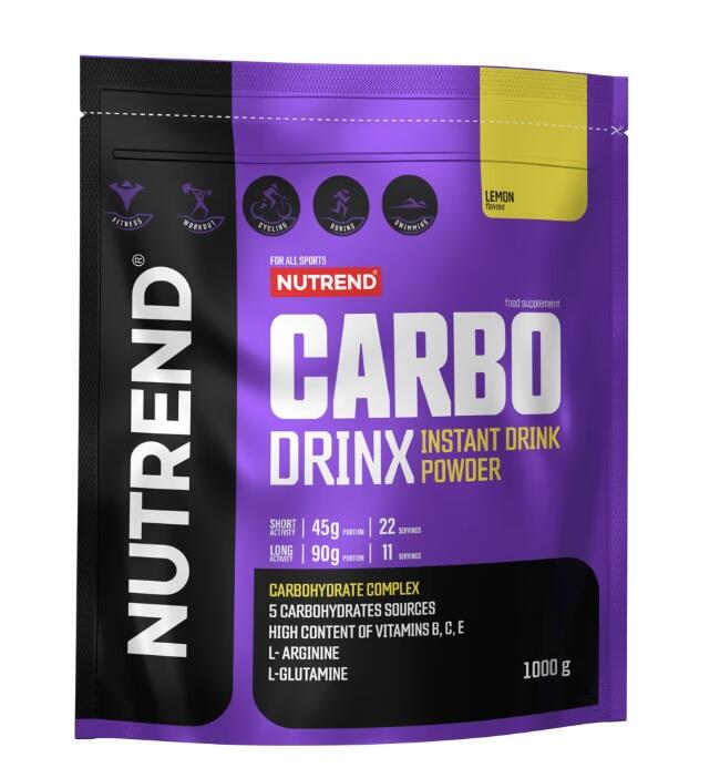Kohlenhydratpulver – Carbodrinx, Lemon - 1000g