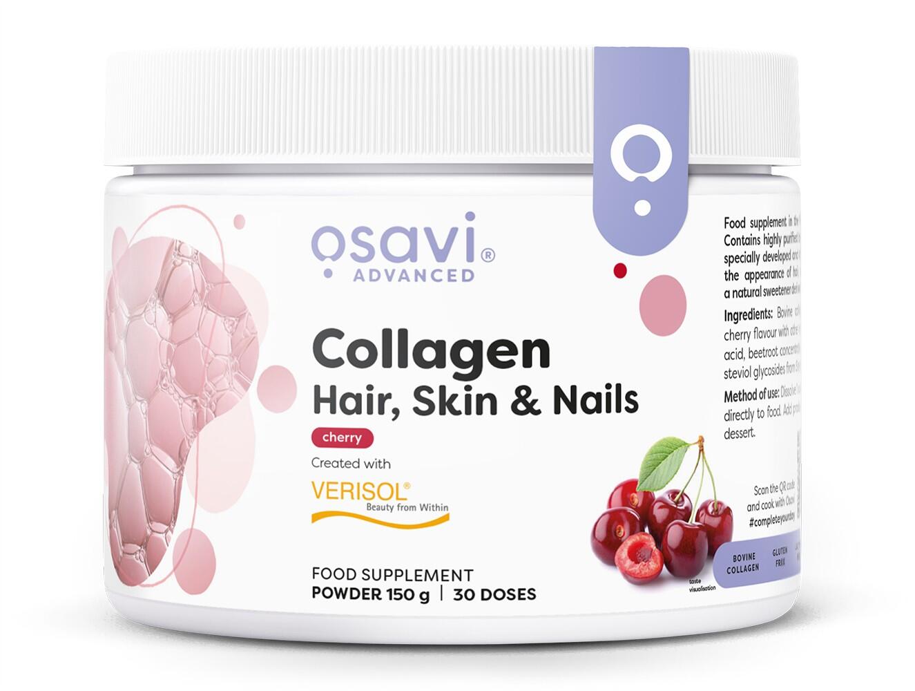 Kollagenpeptide – Collagen Peptides, Cherry – 150g
