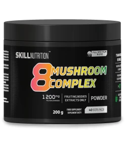 Kräuter & Pflanzenextrakte – Skill Nutrition 8 Mushroom Complex - 200 g Pulver