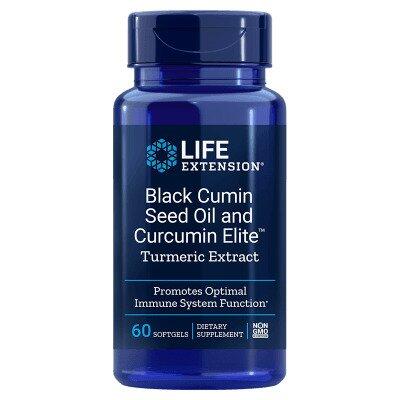 Kurkuma & Curcumin – Black Cumin Seed Oil and Curcumin Elite Turmeric Extract - 60 Weichkapseln