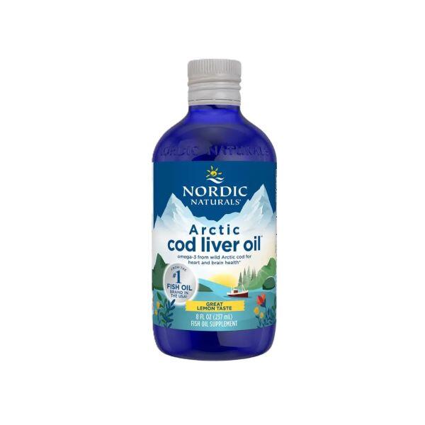 Lebertran – Arctic Cod Liver Oil, 1060mg Lemon - 237 ml.
