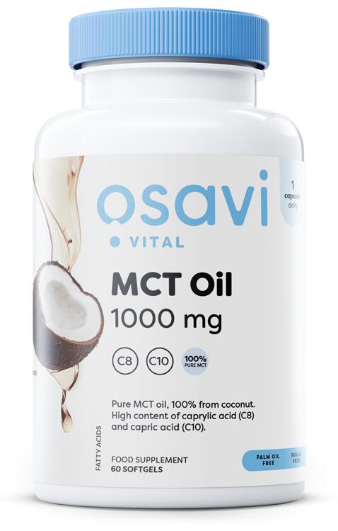 MCT-Öl – MCT Oil, 1000mg - 60 Weichkapseln