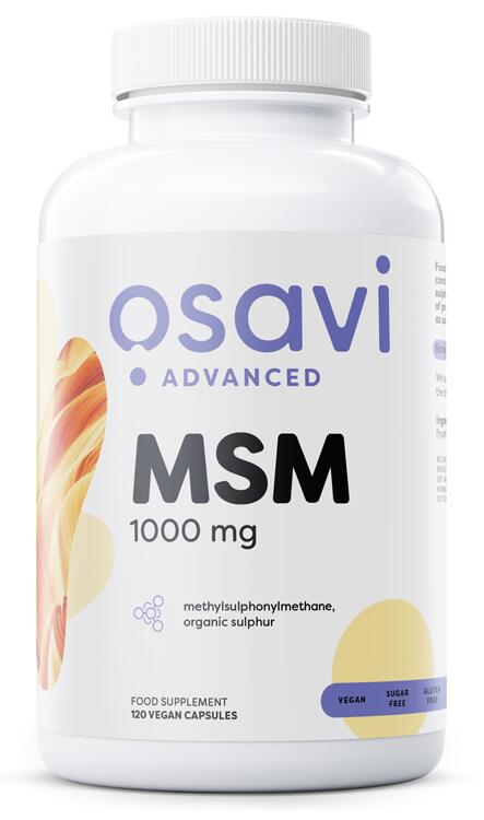 MSM, 1000mg - 120 veg. Kapseln