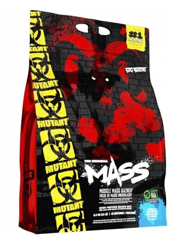 Mass Gainers – Mutant Mass, Vanilla Ice Cream - 6800g