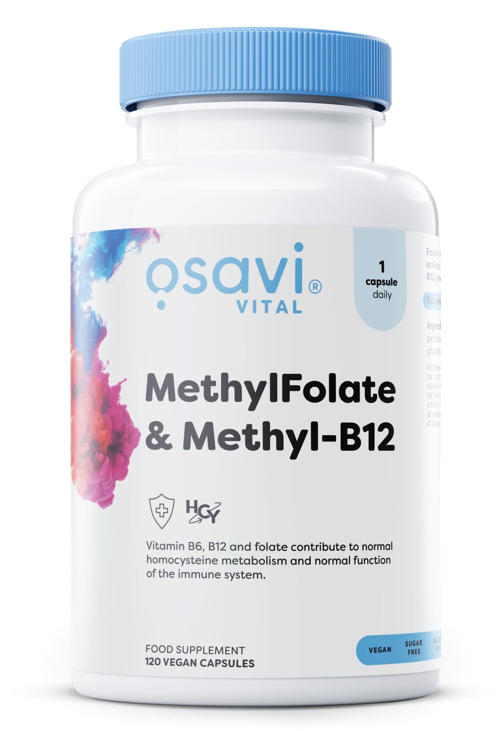 MethylFolate & Methyl-B12 - 120 vegane Kapseln