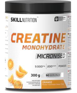 Mikronisiertes Kreatinmonohydrat mit Orangengeschmack – 300 g