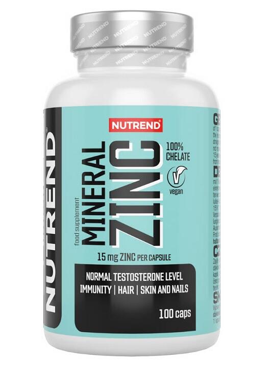 Mineral Zinc 100% Chelate, 15mg - 100 veg. Kapseln