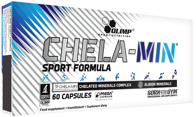 Mineralkomplexe – Chela-Min, Sport Formula - 60 Kapseln