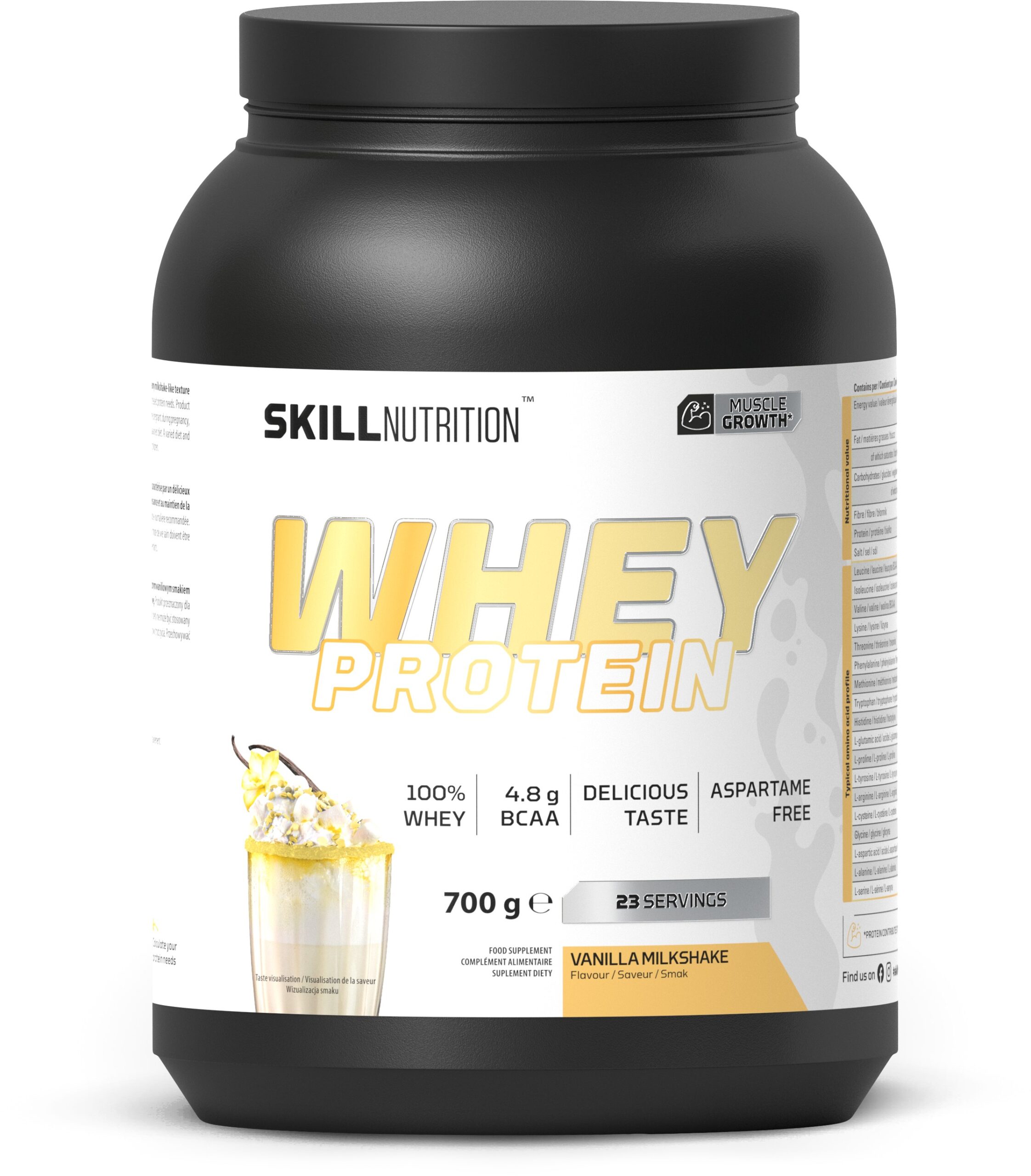 Molke – Skill Nutrition Whey Protein Pulver