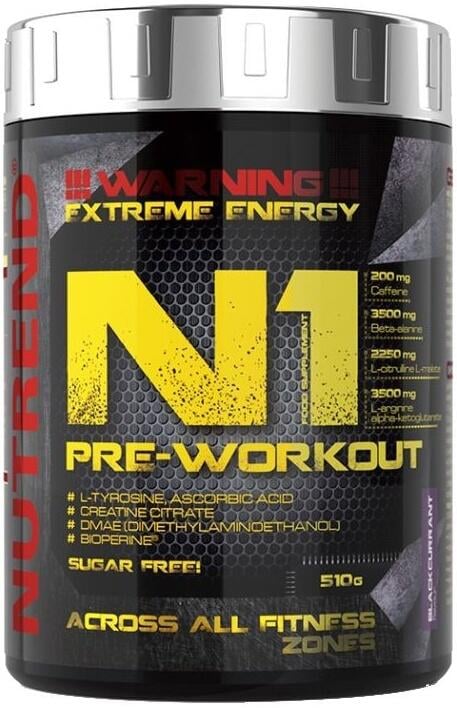 N1 Pre-Workout, Blackcurrant - 510g