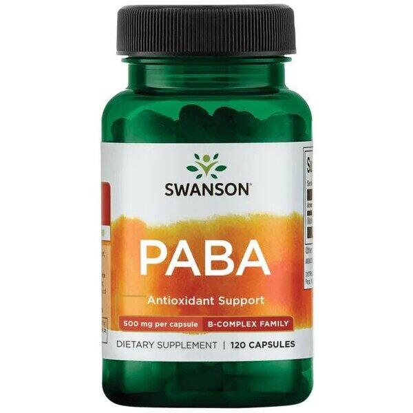 Swanson Vitamins, PABA, 500 mg, 120 Kapseln