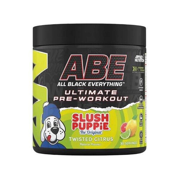 Pre-Workout-Präparat mit stimulierenden Wirkstoffen – Applied Nutrition – ABE – All Black Everything, Slush Puppie Twisted Citrus – 375 g