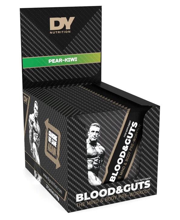 Pre-Workout-Präparat mit stimulierenden Wirkstoffen – Blood and Guts Beutel