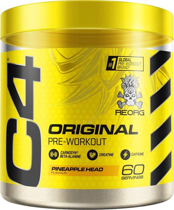 Pre-Workout-Präparat mit stimulierenden Wirkstoffen – C4 Original, Pineapple Head - 396g