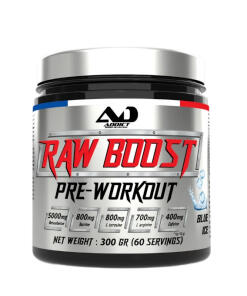 Pre-Workout-Präparat mit stimulierenden Wirkstoffen – Raw Boost Pre-Workout