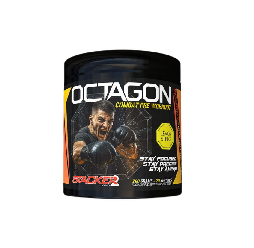 Pre-Workout-Präparat mit stimulierenden Wirkstoffen – Stacker2 Europe – Octagon Pre-Workout