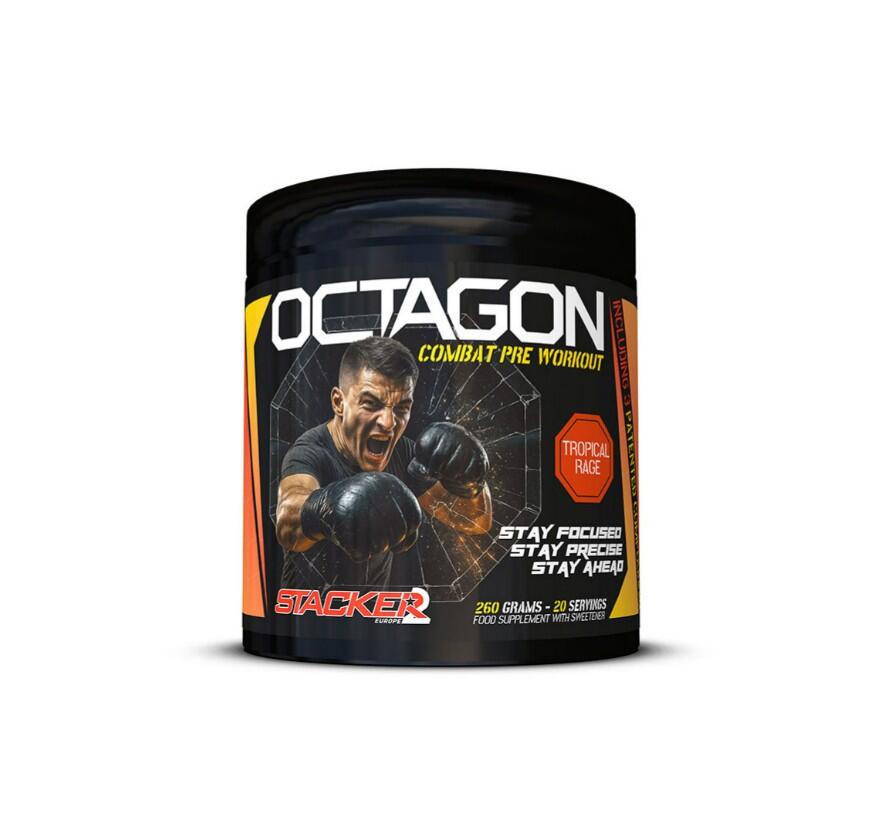 Pre-Workout-Präparat mit stimulierenden Wirkstoffen – Stacker2 Europe – Octagon Pre-Workout