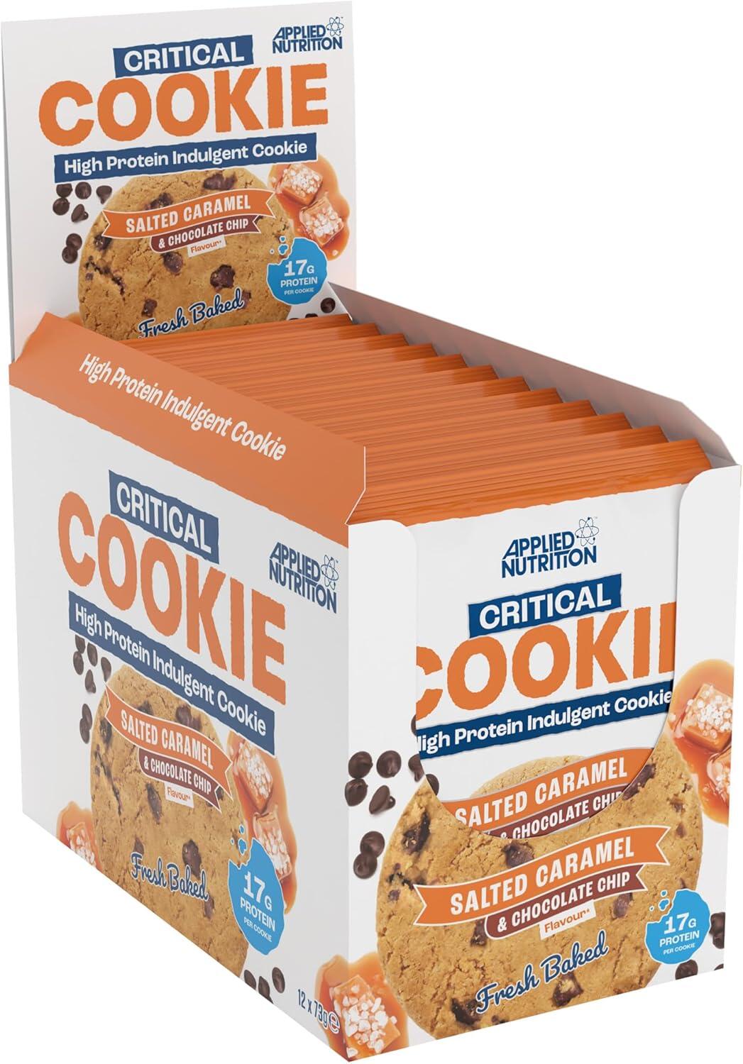 Proteinriegel & Snacks – Critical Cookie, Salted Caramel & Chocolate Chip - 12 x 73g