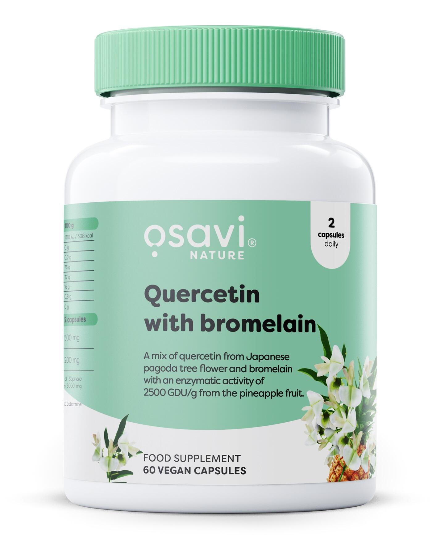 Quercetin with Bromelain - 60 vegane Kapseln
