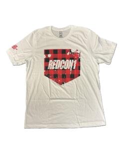 Redcon1 – T-Shirt mit rotem Karomuster – XX-Large