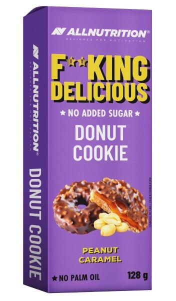 Riegel & Kekse – Fitking Delicious Donut Cookie, Peanut Caramel - 128g