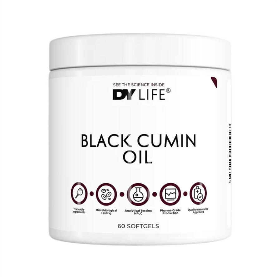 Schwarzkümmel – Dorian Yates - DY LIFE Black Cumin Oil - 60 Weichkapseln