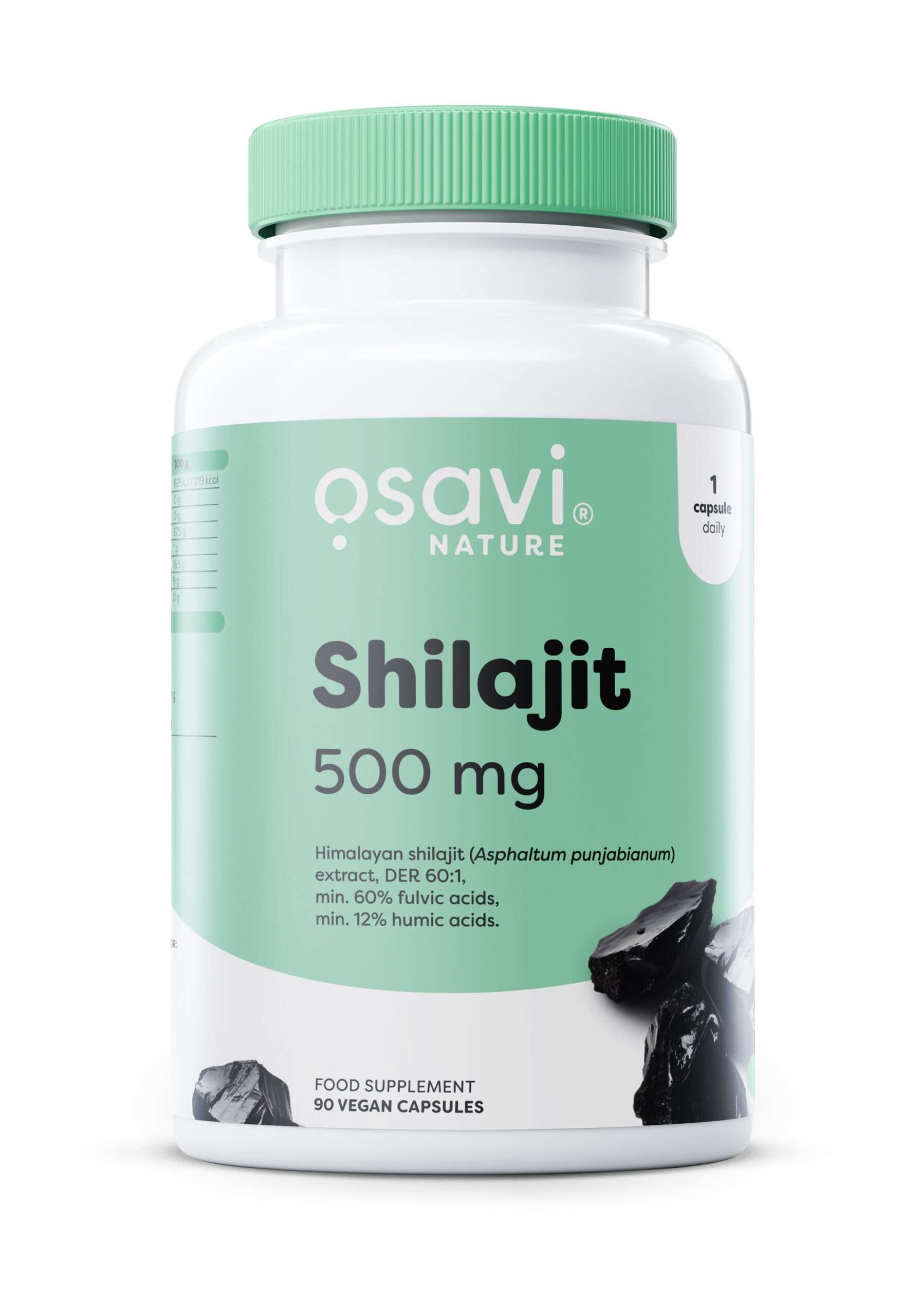 Shilajit, 500 mg – 90 vegane Kapseln