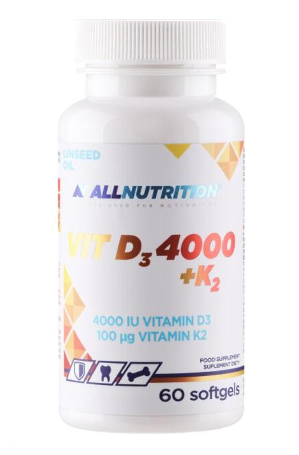 Vit D3 4000 + K2 - 60 Weichkapseln