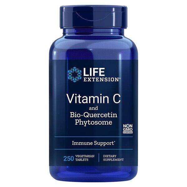 Vitamin C and Quercetin Phytosome - 250 vegetarian Tabletten