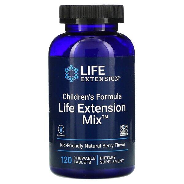 Life Extension, Children's Formula, Life Extension Mix™, Formel für Kinder, Life Extension Mix™, natürliche Beere, 120 Kautabletten